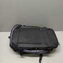 Vacuum Backpack Travel  Expandable Compression Carry On Backpack with Vacuum Pump, Water-Resistant TSA Lock Travel Bag, 17" Laptop Backpack for Men Women, Business Airplane Flight Luggage, Black