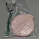 FUNTOUCH Travel Mirror with Light, 10X 1X Double Sided Magnification Rechargeable Mirror for Women Girls with 3 Color Setting Adjustable Rotation LED Vanity, Pink