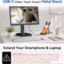 22 Inch USB-C Touchscreen Monitor Height/Pivot/Swivel/Tilt Adjustable VA