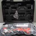 Ecarke Cordless Grease Gun Compatible with Milwaukee 18V Battery, 12000PSI Max Electric Grease Gun, Dual Pistol & in-Line Grip, Works with Bulk & Cartridge Grease, 39" Hose & 4 Couplers (Tool Only)