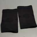 CAMBIVO 2 Pack Knee Braces for Women & Men, Knee Compression Sleeves for Knee Pain Relief, Knee Support with Non-Slip Silicone, Breathable, for Running, Workout, Weightlifting & Daily Use, Arthritis Support (Black, Medium)