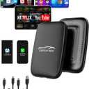 2025 Upgraded Wireless CarPlay Adapter, 5-in-1 Apple CarPlay Wireless and Android Auto Wireless Adapter Support Netflix/YouTube/Mirroring/TF Card, Magic Ai Box for Cars from 2016 & iPhone iOS10+