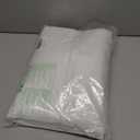 NICETOWN White Linen Sheer Curtains and Drapes 84 inches Long, Rod Pocket & Back Tab semitransparent with Light Through Vertical Window Treatments for Sliding Glass Door & Living Room, 52"W, Set of 2