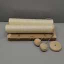 ANWA 32" Tall Cat Scratching Posts for Indoor Cats, 3-in-1 Vertical Cat Scratching Post with Plush Toys, Premium Sisal Post for Cats at All Ages with Reinforced Stable Base, Beige