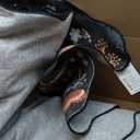 2x3 Rug Scalloped Runner for Entryway: Washable Non Slip Floral Bathroom Area Rug for Kitchen Floor Laundry Room - Small Soft Low-Pile Ultra Thin Throw Door Mat for Boho Chic Decor2x3Black