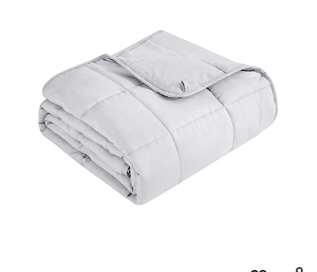 Topcee Weighted Blanket for Adults (20 lbs, 60" x 80") Queen Size Soft Cooling Heavy Blanket Sleeping, Apply to 190-210 lbs Body, Thick Breathable Blanket with Glass Bead, Easy Care