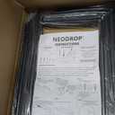 12-Pack 12 Inch Heavy Duty Shelf Brackets, Premium Floating L Bracket for Wall, Kitchen, Mantel Shelves Support | Quarter Inch (1/4") Thick | Black Powder Coated Steel