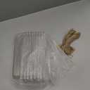 VGOODALL 48PCS Charcuterie Boxes, To Go Food Container Small Paper Bakery Boxes Treat Box with Clear Lid for Sandwich Dessert Cake Slice