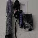 Conair 2-in-1 Hot Air Curling Combo, Includes 1.5-inch Curl Brush and 1-inch Aluminum Bristle Brush (Black / Purple)