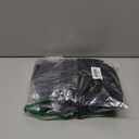 ANBOSON 10mil Heavy Duty Nitrile Gloves Large Black Disposable Rubber Gloves with Diamond Grip Anti Chemical Puncture Resistant Mechanics Guantes for Men/Auto repair/Cooking/Food Grade-Latex Free-100