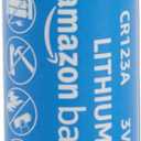 Amazon Basics 6-Pack Non-Rechargeable CR123A Lithium Batteries, 3 Volt, Up to 10-Year Shelf Life
