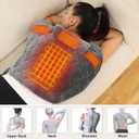 Vofuoti Portable Heating Pad for Neck and Shoulders, Cordless Heating Pad with Battery and 3 Heat Settings, Weighted Electric Heated Neck Shoulder Wrap, 16'' x 22'', 2.2lbs