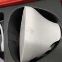 Go Brush Pro Hair Straightener  Cordless Comb with Negative Ion, 6000mAh Fast Heating & Portable Travel Design, Rechargeable Brush for Straightening and Curling (White-1Pcs)