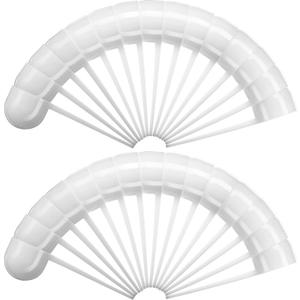 Patelai 30 Pack 15ml/15cc Plastic Tablespoon White Measuring Spoons Long Handle Tablespoon for Coffee, Pet Food, Grains, Protein, Spices and Other Dry Goods