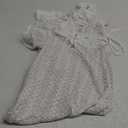 SOLY HUX Women's Maxi Dress Crochet Ruffle Sleeveless Backless Bodycon Long Dresses (XS, Pure White)