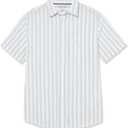 Amazon Essentials mens Big & Tall Short-sleeve Stretch Poplin Shirt (White, XXXL)