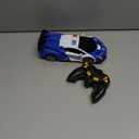 Transform Remote Control Car - Rc Cars, One-Button Transforming, 360° Rotation Drifting, 2.4ghz 1:18 Scale, Gift Kids Aged 4-6 Year Old Boys/Girls, Police Car Blue