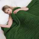 Electric Heated Blanket Full Size 72"84" with 9 Heating Levels & 1-10Hs Auto OffDouble Sided Plush Sherpa, Energy Efficient, Machine Washable, for Couch & Bed, Green