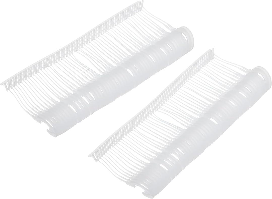 MECCANIXITY J Hook Standard Tagging Fasteners,Plastic Regular,Standard Label Gun Price Tagging Barbs for Garment Price Tag Label Barbs 25mm (1 Inch),Pack of 500 White