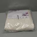 10x10ft Wrinkle Free Ivory Backdrop Curtain for Parties Soft Fabric Drapes Wedding Ivory Curtain Backdrop for Birthday Party Decorations Background for Photography 5x10ft, 2 Panels