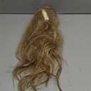 Claw Clip Ponytail Extension 18" Clip in Wavy Ponytail Hair Extensions Long Pony Tails for Women Extensions Ash Blonde Mix Light Bleach Blonde Wave Hairpiece