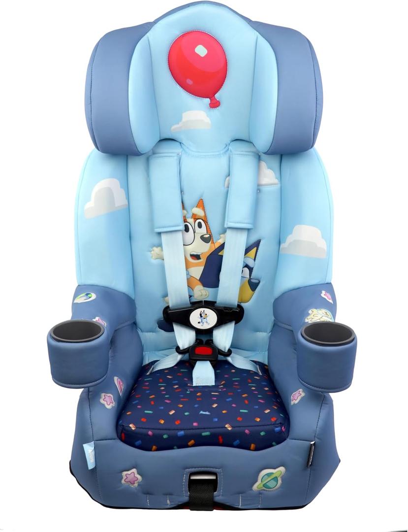 KidsEmbrace 2-in-1 Car Seat | Forward-Facing Harness (26.5–65 lbs) & Booster Mode (40–100 lbs) | Latch | Premium Fit with Multi-Position Headrest, Harness & Recline, Mfg Date: 2025/12/1