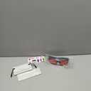 TIJN Sonia Red Sleep Glasses Orange Lens for Blue & Green Light Blocking,Dual AR Coating,Wraparound Frame for Gaming Screen (62-17-115 mm, 04. (Max Protect- Red Lens)- Matte Silver-grey)