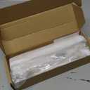 Goldenwarm 5 Pack 6-1/4 Inch Matte Gold Cabinet Pull Clear Acrylic Furniture Hardware Glass Cabinet Hardware for Kitchen Cupboard Bathroom