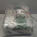 6' x 9' Washable Area Rug - Low Pile Soft Vintage Indoor Rug for Living, Dining or Bedroom - Lightweight Carpet with Non-Slip Backing - Foldable for Easy Placement, Blackish