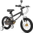 JOYSTAR Lomand Kids Bike 14" Bikes for Boys Girls Ages 3-5 Gray