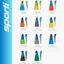 Sporti Adult-Kids Swim Fins for Pool Lap Swimming - Long Floating Fins for Swimming & Snorkeling - Swim Flippers for Training (Blue), 9T-10T