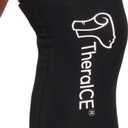 TheraICE Knee Ice Pack Wrap Compression Sleeve for Injuries, Reusable Gel Cold Packs Brace Also for Elbow, Ankle & Calf - Flexible Cold Wrap Recovery for Meniscus, ACL, MCL Pain Relief (Small/Medium)