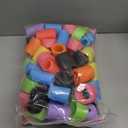 Frienda 100 Pcs Pool Noodles Bits Multicolor Craft Small Size Versatile Mixed Floating Pool Noodles Foam Rope Tube for Play or DIY Craft Multipurpose (Mixed Sizes,Regular Colors)