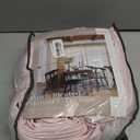 Light Pink Linen Pinch Pleat Curtains 84 Inch Length 2 Panels for Girls Bedroom Nursery Soft Thick Linen Window Drapes Semi Sheer Light Filtering Pleated for Kids Living Room Blush Dusty Pink Decor