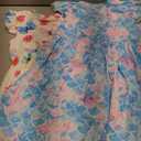 Toddler Little Girls Casual Dresses Short Sleeve Crew Neck Graphic Cartoon Dress for 2-8 Years (4-5T, Butterfly Rainbow)