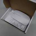 TRELC Wireless Numeric Keypad, Mini 2.4G 18 Keys Number Pad, Portable Silent Financial Accounting Numeric Keypad Keyboard Extensions with Wireless Mouse for Laptop, PC, Desktop, Notebook (White)