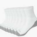 WANDER Men's Athletic Ankle Socks 3/8 Pairs Thick Cushion Running Socks for Men&Women Cotton Socks 6-9/9-12/12-15