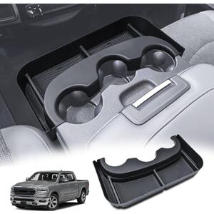 Cup Holder Center Console Organizer for 2013-2024 Dodge RAM Accessories