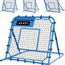VEVOR Soccer Baseball Rebounder Net, Quick-Switch Angle Soccer Softball Rebounder for Control, Passing Practice, Premium Lacrosse Rebounder Net, Easy Setup Soccer Training Equipment for Teens&Adults, 3.7x3.7FT