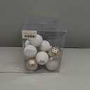 Christmas Ornaments Set, 30ct Clear Champagne Christmas Ornaments for Christmas Decoration Large Shatterproof Plastic Balls Xmas Tree Ornaments for Home Decor Wedding Party Gifts- Multi-Size