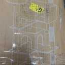 DUMOS 54-inch Indoor Cat Tree Tower Multi-Level Pet House for Large Cats with 2 Condos, Scratching Posts, Round Platform, Small Ladder, and Toys, Light Grey