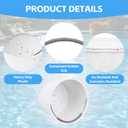 Pool Skimmer Basket for Pentair Skimmer Basket 516112 and Waterway Skimmer Basket 542-3240, for Renegade Skimmers Pool Basket | Built-in Weight | 316 Stainless Steel Handle (1Pcs)
