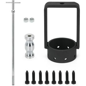 3.75 Inch CV Axle Shaft Puller Tool Kit with Slide Hammer, Heavy Duty CV Axle Removal Tool for Cars (with Slide Hammer)