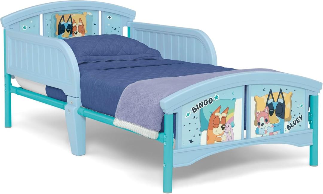 Delta Children Plastic Toddler Bed, Bluey