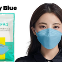 KF94 Face Mask Purple Earloop and Nose C. 50 Pack