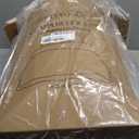 JOLLYVOGUE King Comforter Set, Ultra-Soft Bed in a Bag King Size 7 Pieces, Oeko-TEX Certified Bedding Set with Down Alternative Comforter, Sheets, Pillowcases & Shams, Beige (KING(104"*90"))