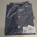 Amazon Essentials Men's Slim-Fit Short-Sleeve Poplin Shirt (Blue, XXXL)