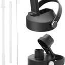 Sport lid fit Hydroflask wide mouth Water Bottle,Sports Cap for hydroflask accessories 12 16 18 20 32 40 64 oz, Flexible Handle Replacement Spout Lids for Hydroflask Straws Top