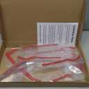 RAZPOY Center Console Dash Grab Handle Cover Trim Compatible with 2021-2024 Ford Bronco Interior Accessories, Red (Not for Bronco Sport)