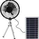 10W Solar Fan,Solar Powered Fans with Stand for Pet House Chicken Coop RV Greenhouse
